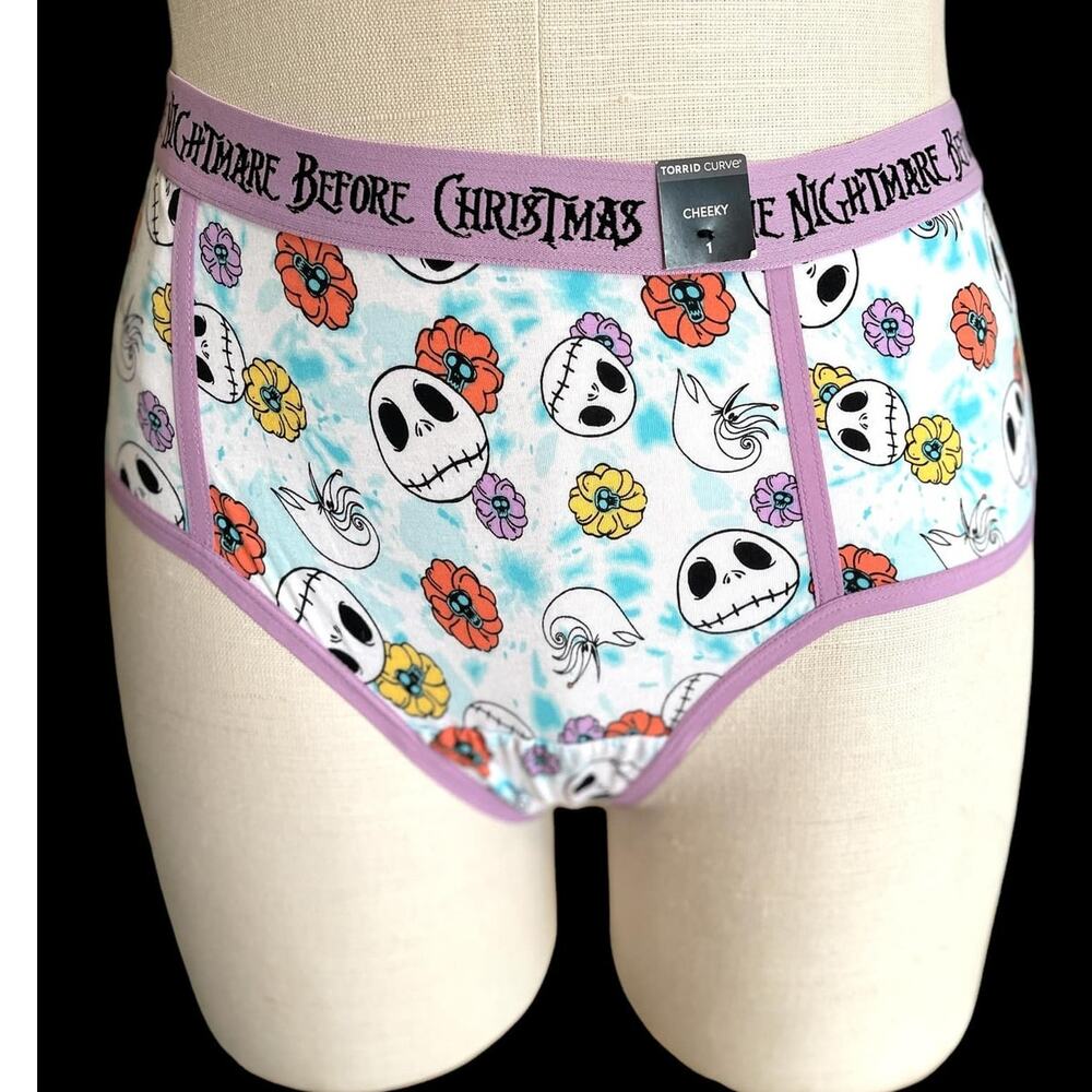 Torrid 1 (1X) Disney Nightmare‎ Before Christmas Zero Dog Cheeky Panty Panties